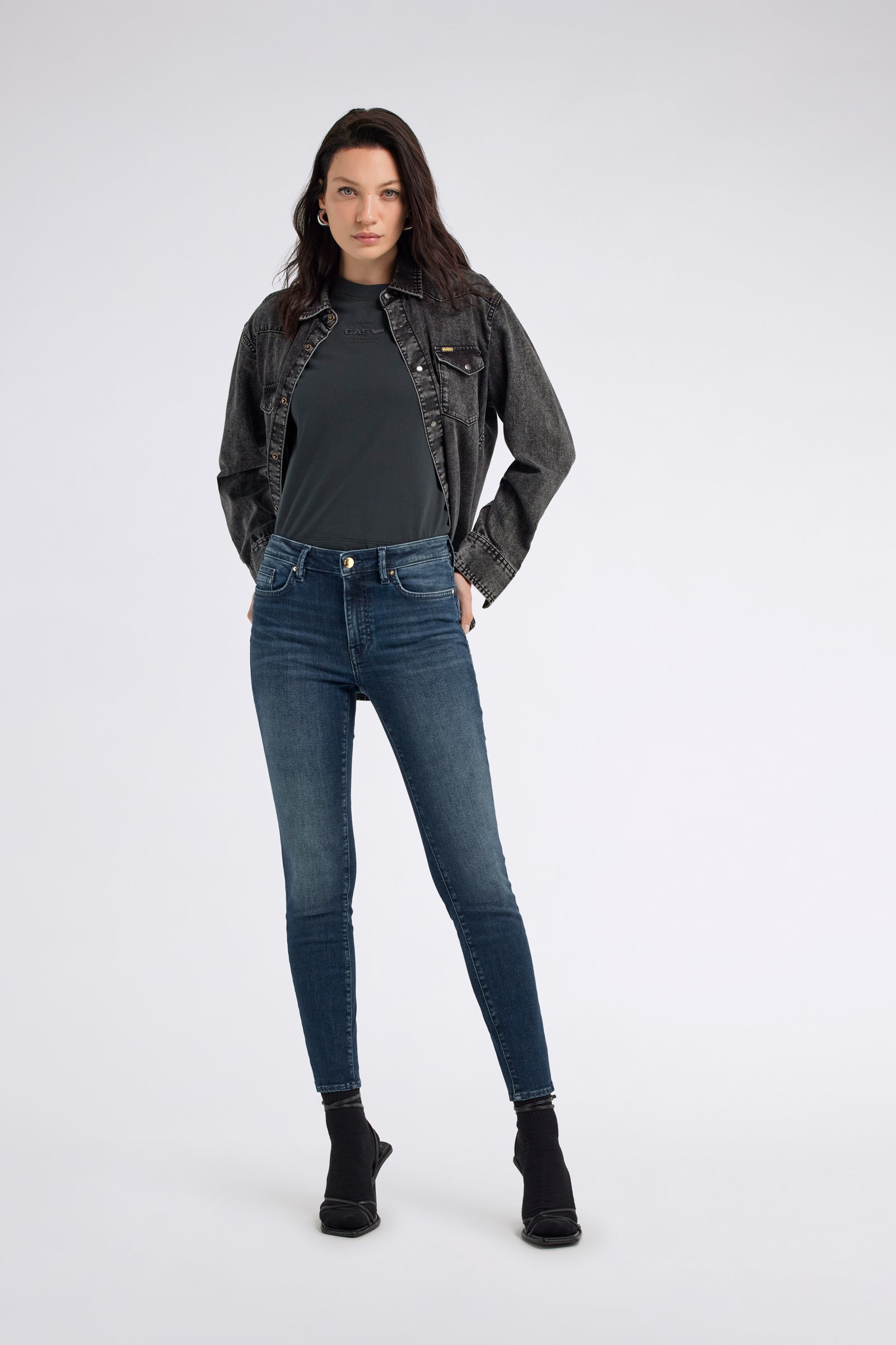 Femme Skinny and Super Skinny Denim Jeans Gas Jeans GAS Jeans