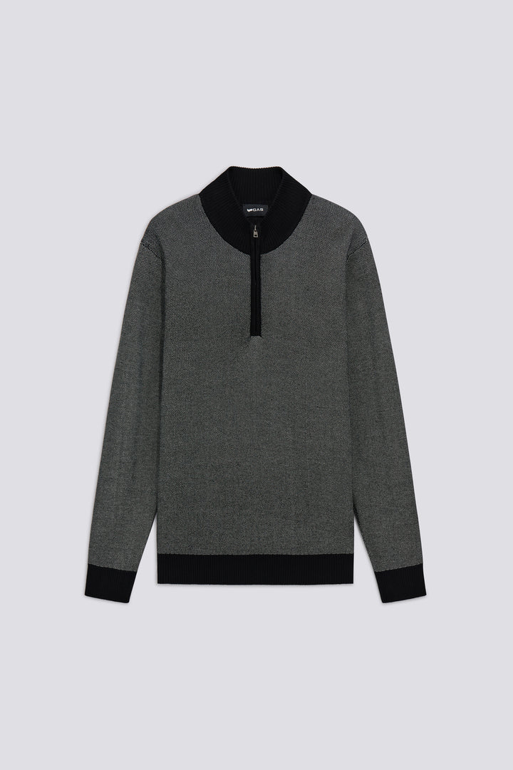 AKIO COLLAR ZIP W